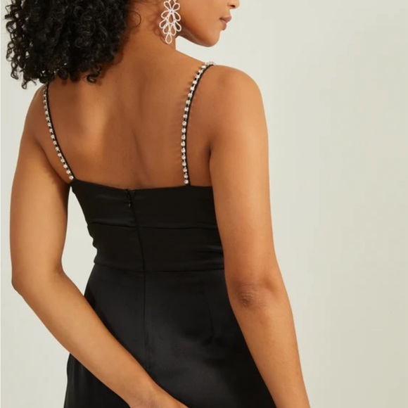 Altar’d State Myla Rhinestone Strap Jumpsuit Size XS M - Picture 3 of 3